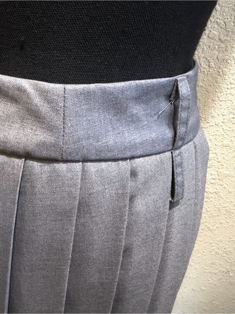 New Commense Gray Pleated Maxi Skirt - Picture 3 of 7